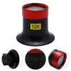 10X Eye Loupe Jewelry Magnifier Aluminium Alloy Magnifying Watchmakers Repair