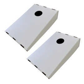 Paricon, LLC CCT-00178 Cardboard Outdoor Foldable Corn Hole Boards w/Support Beams for Garden Parties, Brithdays, Weddings, & Outdoor Events (2 Pack)