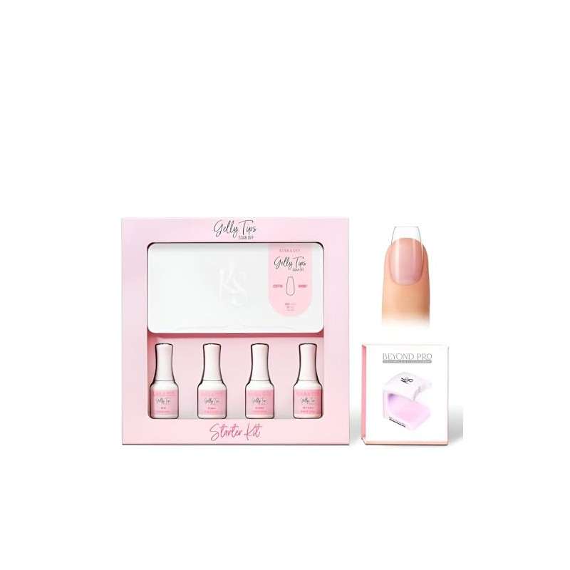 Kiara Sky Gelly Tips Starter Kit | Includes Prep, Primer,