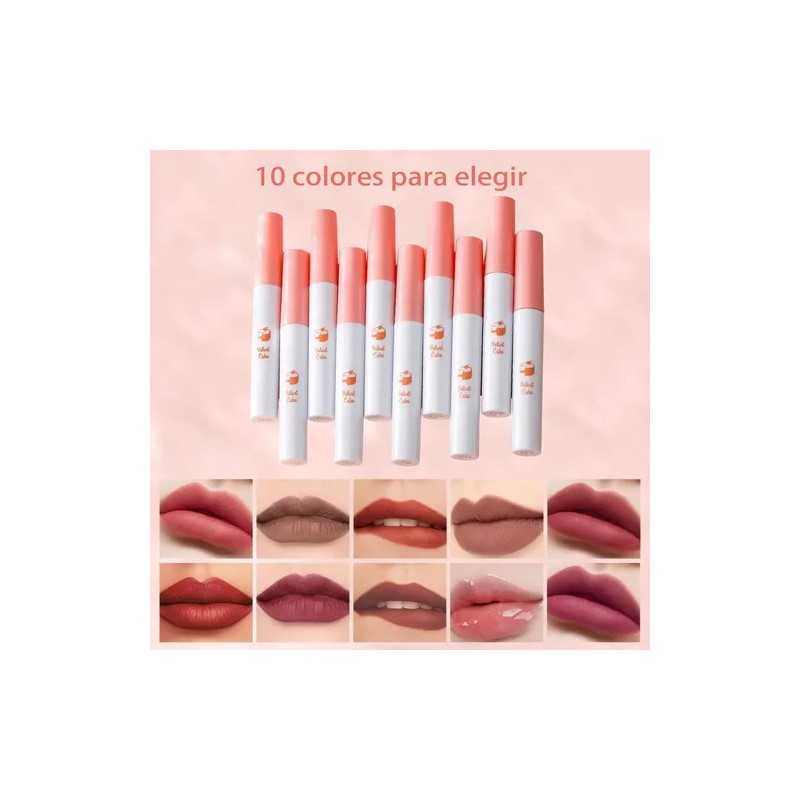 10pcs Labiales Lana Del Rey Juego De Lápiz Labial Mate