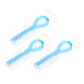 Enhebrador De Hilo Dental 150 Piezas Con Nylon Resistente Para Puentes Aparatos Ortodónticos Y Limpieza Interdental En Casa Oficina Y Viajes