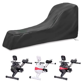 MRWiZMS Rowing Machine Cover, GYM Equipment Protective Cover, 210D Oxford Cloth Cover for Rowing Machine, Dustproof and Waterproof (193x55x78cm)