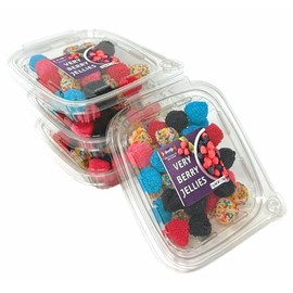 Mixed Nonpareiles berry Jellies and Gummies. - Total wt. 28(Oz), Include: 4 pck of Mixed Berry jellies nonpareiles,