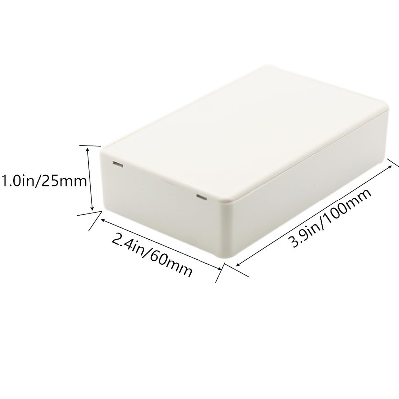 Zulkit 5Pcs Project Boxes ABS Plastic Electrical Project Power Case