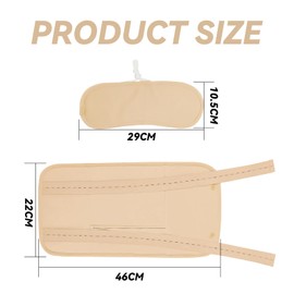 DAOOZHU Castor Oil Pack, Reusable Liver Wrap Set, with Adjustable Straps for Belly and Neck Relaxation, Pack of 2