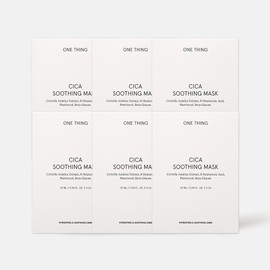 One thing Cica soothing mask pack 30 sheets, 1 pack / 시카 수딩 마스크팩 30매, 1개