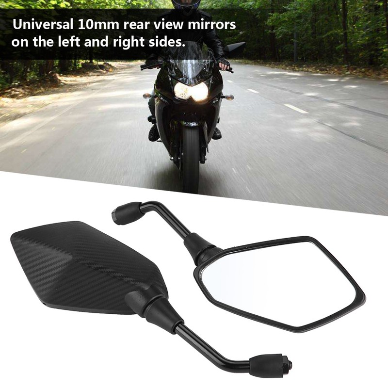 1 Pair Universal 10mm Left and Right Side Motorcycle Rear