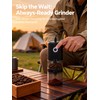 LAMIDO Portable Electric Burr Coffee Grinder, E96T, Matte Black