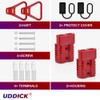 Uddick 2PCS 175A Battery Quick Connector with Dust Cover and