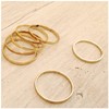 Knuckle Ring -Above knuckle Ring-Set of 6- Gold Ring-Midi Ring-Thin