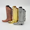 Cowboy Boot Lighter Case and Bottle Opener Keychain Ring For