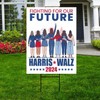 Harris Walz 2024 Obviously Yard Sign - Coroplast Harris For
