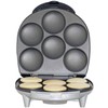 Brentwood AR-136 6 Piece Non-Stick Arepa Maker Silver, 1"