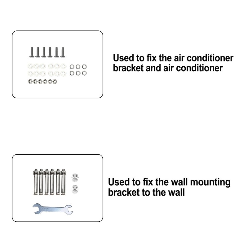 Stainless Steel Mounting Bracket for 9000-36000BTU Condenser Ductless Mini Split
