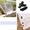 HH-LIFE Pack of 24 Greenhouse Clips Diameter 31 - 33