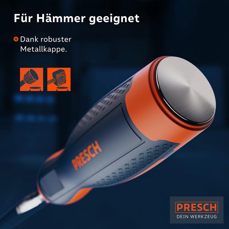 Presch Professional Chisel Set for Wood 4 Pieces - Sharp