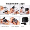 Azragon Gopro Protective housing for Hero13/12/11/10/9 with Quick Release Bracket