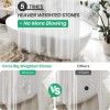 AmazerBath Plastic Shower Curtain Liner, 72 x 65 Inches EVA
