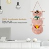 GDWD Set of 3 Hanging Bags, Hanging Organiser, Door Wall