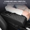 QianBao Car Center Console Diamond Pattern Armrest Box Booster Cushion