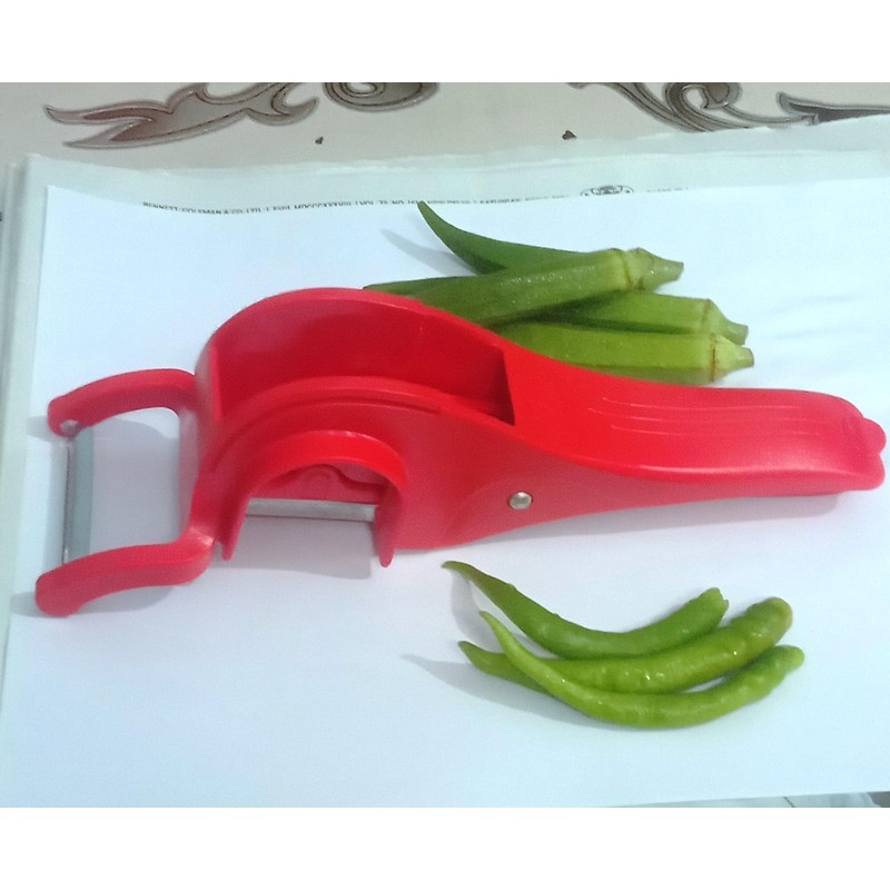 Plastic Vegetable slicer Vegetable Chopper Bhindi cuuting tool Multi slicer