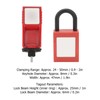Lock Circuit Breaker Lockout Alloy Serrated Nylon Padlock 25mm Lockhole