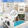 12-Inch Linear Shower Drain with Tile Insert Grate, SUS 304
