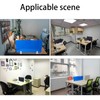 Adjustable Desk Divider Partition Clips, Sneeze Guard Support Clamps for