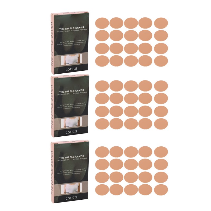 60pcs Concealed Nipple Covers Self Adhesive Prevent Sagging Ultra Thin