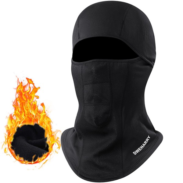 Dwenarry Balaclava Ski Mask for Men Women,Black Winter Face Mask