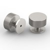 Amerdeco 10 Pack Brushed Satin Nickel Cabinet Knobs Single Hole