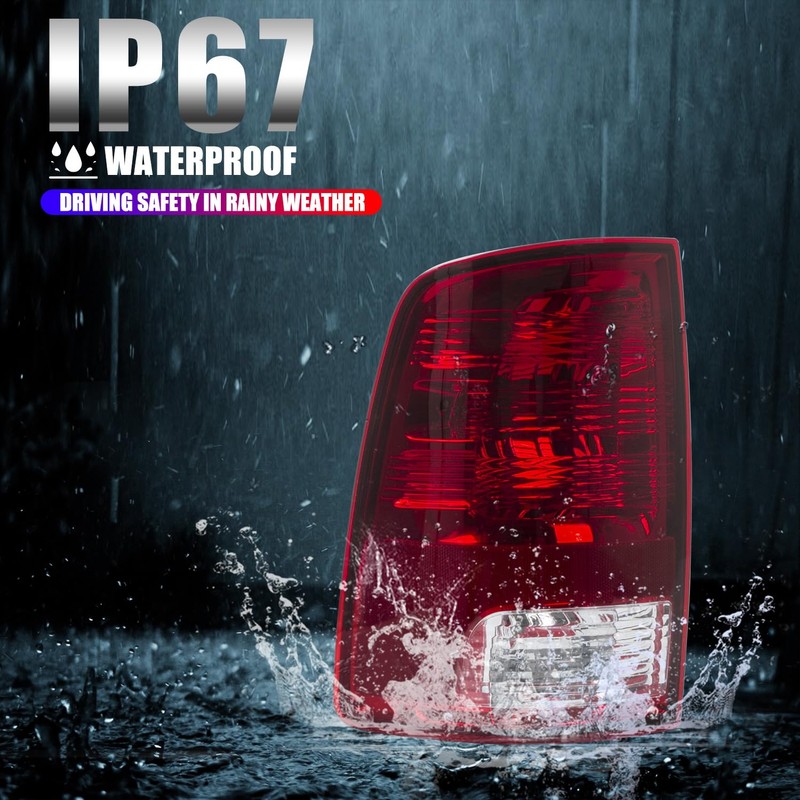 RANSOTO Tail light Compatible with 2009-2018 Dodge Ram 1500 2500