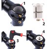 Free-fly Bike Stem Headset Top Cap,Aluminum Alloy Bicycle Headset Top