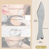 ROOFEI 3 x Gua Sha Stone - Stainless Steel Gua