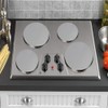 4 Pieces Kitchen Stove Covers, Stainless Steel Stove Burner Covers,