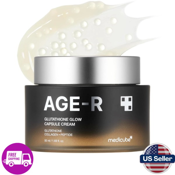 medicube AGE-R Glutathione Glow Capsule Facial Cream Instant Lifting Moisturizer
