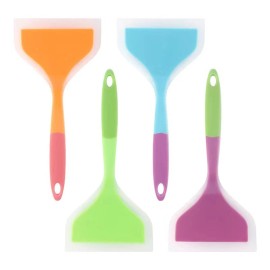 Unbranded 1PC Non-stick Pancakes Shovel Food Grade Silicone Shovel Pan Wide Spatula Steak
