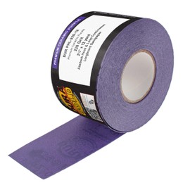 Dura-Gold Premium 220 Grit Purple Film Ceramic Longboard Sandpaper, 2-3/4" Wide Continuous 12 Yard Roll - Hook & Loop Backing for Auto & Woodworking Air File Long Board Sanders, Hand Sanding Blocks