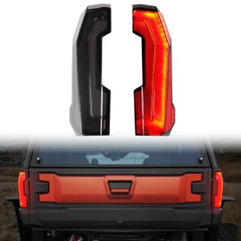 A & UTV PRO Smoked Black LED Tail Lights for Polaris Xpedition XP/ADV 2024+, Rear Brake & Stop Lights, Replaces #2416628, 2416629 (One Pair, Fits XP/XP 5/ADV/ADV 5)