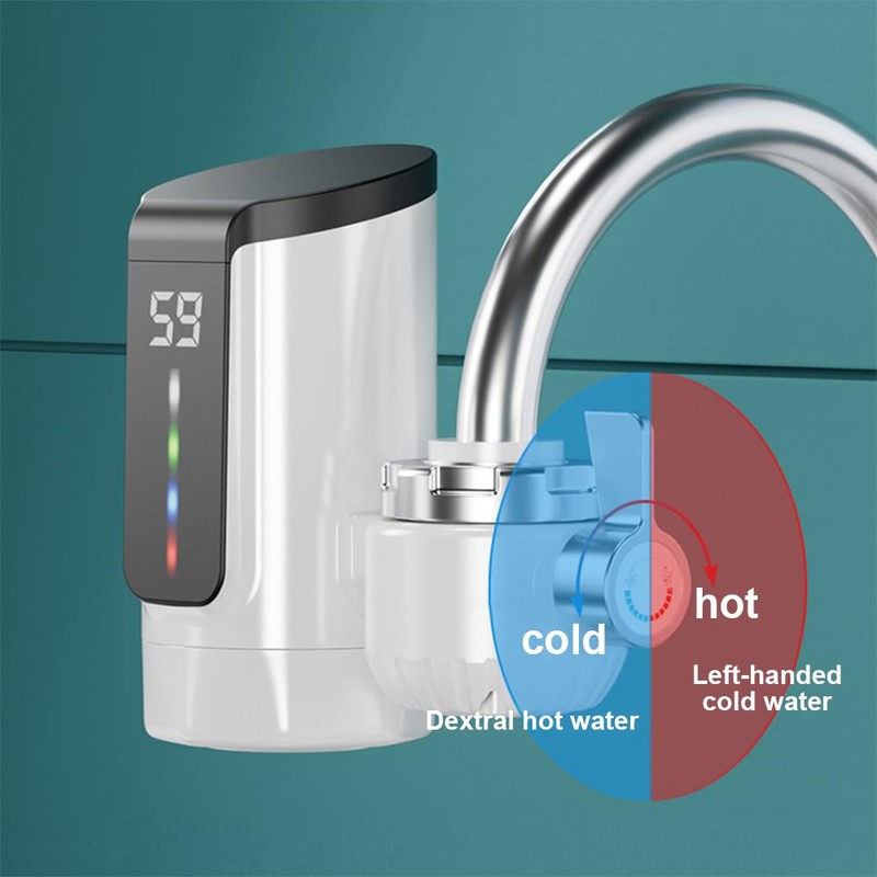 LAPOOH Hot Water Heater - Large Screen Dynamic Digital Display