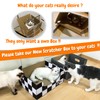 SAWOOGAHO Extra Large Cat Scratch Box Cardboard Cats Scratcher with