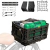 Axiniu Bike Foldable Rear Basket, Rear Bicycle Cargo Rack, Ebike