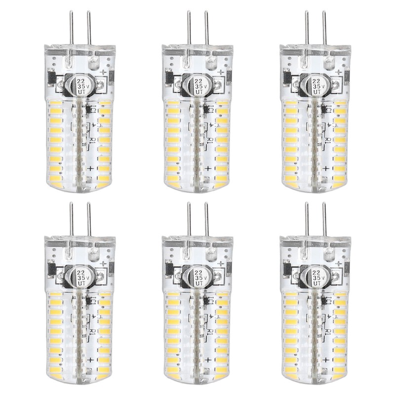 6 Pcs G4 LED Bulbs Bi Pin Base Light Bulbs