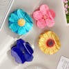 Cute Flower Hair Clips,Fashion Acrylic Hair Clip,Big Claw Clips for