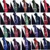 Gusleson Christmas Tie Festival Necktie Pocket Square and Tie Clip