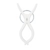 Towa Sangyo Neosul Wide Rod Pinch Clothespins, White, Approx. 1.7