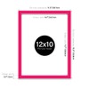 Almost Frameless 12x10 Bright Pink Picture Frame 12"x10"(30.5x25.4cm) Poster, Photo,