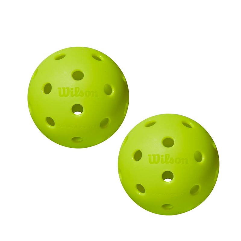 Wilson TRU 32 ball, 2-pack, Pickleball balls, 32 holes, Consistent