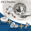 AzWzz Universal Tub Stopper Bathtub Drain Plug, Pop Up Tub