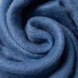 AUSEKALY Women's Scarf Big Colorful Thick Blanket Wrap Winter Oversized Warm Chunky Scarves Solid Jeans Blue